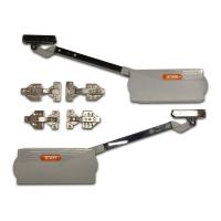 Подъемный механизм складной для фасада EVA Lift FOLD (S) KM4500-6600 H700-1040 мм цвет серый фото