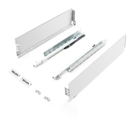 Комплект ящика EVA SlightBox частичное выдвижение с доводчиком 120х500 мм цвет белый фото