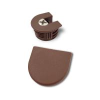 Заглушка для эксцентрика EVA RAFIX пластиковая D20мм цвет коричневый фото