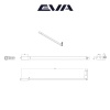 Комплект прямоугольных рейлингов для ящиков EVA Slimbox L=450, белый фото