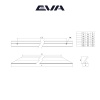 Ручка-профильная EVA LINE PRO /  512мм (L=597мм) черный матовый MBA фото