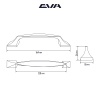 Ручка-скоба мебельная EVA ANTICA 128 мм цвет железо состаренное AP фото