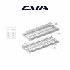 Посудосушитель двухуровневый EVA Light Side 700 мм 2 рамки цвет нержавеющая сталь фото
