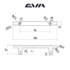 Ручка-рейлинг мебельная EVA VERGE 96 мм L=140 мм цвет белый матовый WTmatt фото